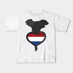 Gerbil Netherlands (dark) Kids T-Shirt